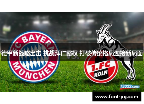 德甲新战略出击 挑战拜仁霸权 打破传统格局迎接新局面 德甲新战略出击 挑战拜仁霸权 打破传统格局迎接新局面